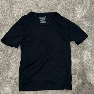 Black Cotton Tee